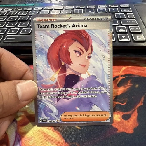 Team Rocket's Ariana 237/182 Destined Rivals SIR - Special Illustration Rare NM