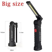 Rechargeable Cob Led Slim Work Light Lamp Flashlight Inspect Folding Torch Lot