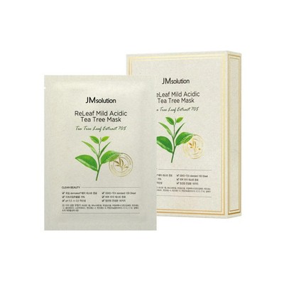 JM solution ReLeaf Mild Acidic Tea Tree Mask 10 ea