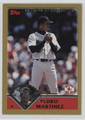 2003 Topps Gold /2003 Pedro Martinez #450 HOF 0i5w