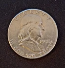 1952 No Mint Mark Franklin Half Dollar, Proof, Nice. Silver