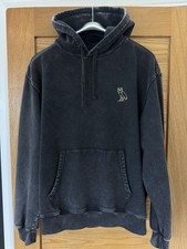 OVO OCTOBER VERY OWN DISTRESSED LOOK Sweatshirt Jumper HOODIE Hoody - LARGE