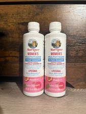 Mary Ruths Womens Multivitamin Hair Growth Liquid Peach 15.22oz Lot of 2