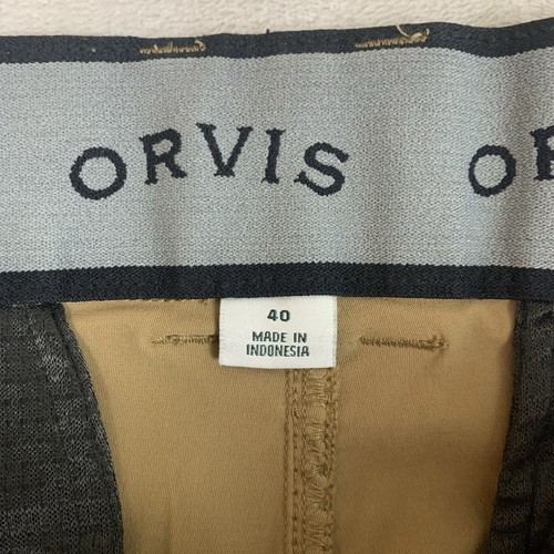 Orvis Cargo Shorts Mens 40 Khaki Nylon Spandex Hiking Outdoor Stretch Pockets - Picture 7 of 9