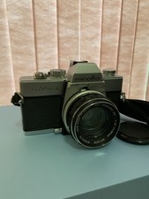 Minolta SRT SC-II 35mm SLR Film Camera with Minolta MD 55mm 1.7 Lens EXC  
