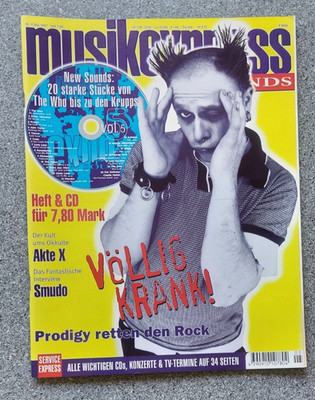 MUSIKEXPRESS SOUNDS Nr. 5 Mai 1997 - Prodigy, Smudo, Akte X, David Bowie