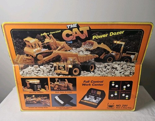 The CAT Power Dozer - Bright Bulldozer Toy - 1988 - No. 291 NEW - Picture 5 of 13