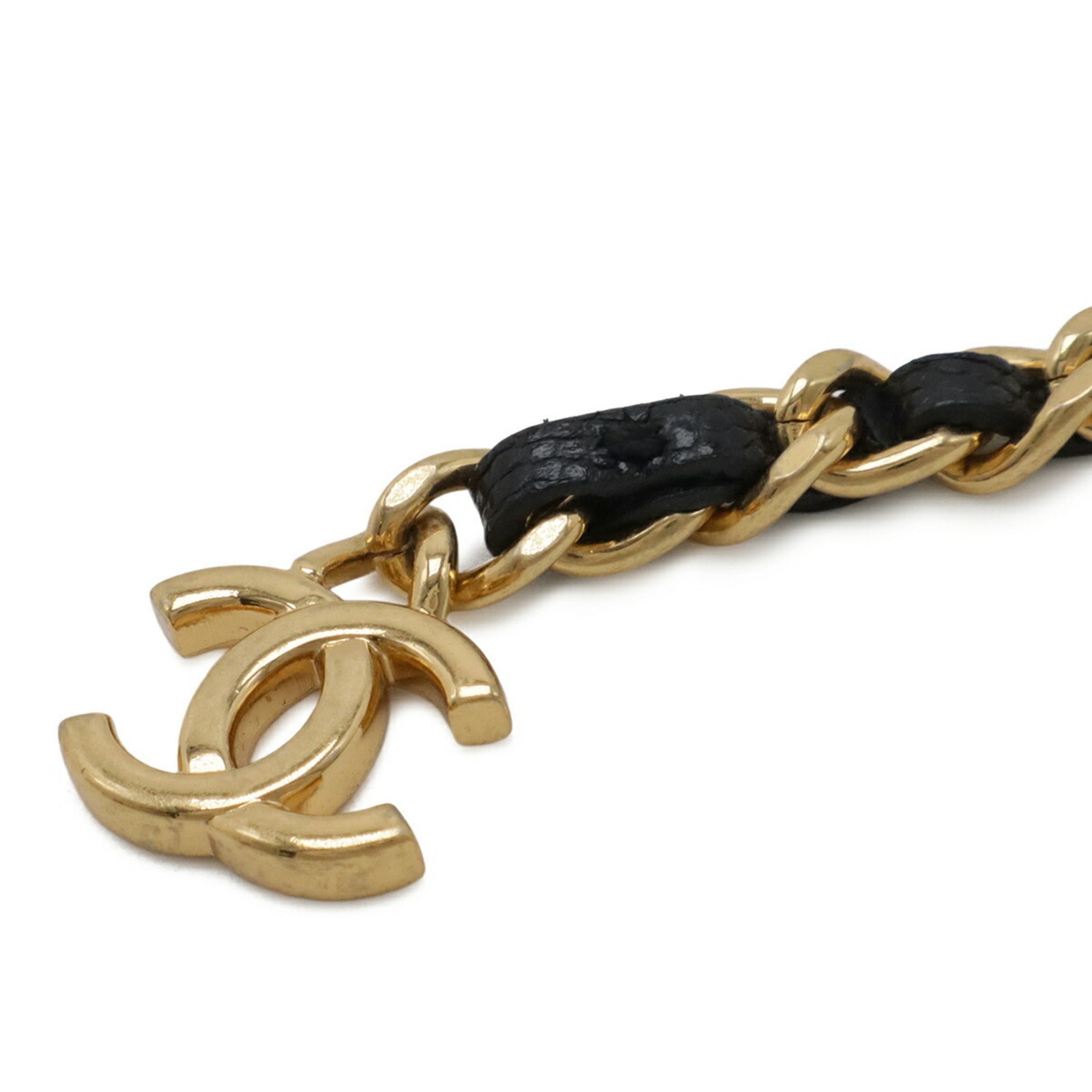 CHANEL Matelassé Coco Mark Belt Bag Chain Handbag Pouch CaviarSkin... GZl1gsit image 7