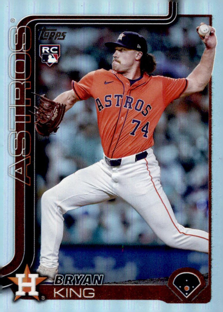 2025 Topps Update #US183 Bryan King Rainbow Foil