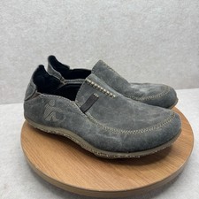 Cushe Surf Slipper Loafer Mens 8 Black Canvas Slip On Casual Surf Coastal