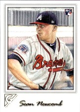 2017 Topps Gallery #28 Sean Newcomb RC - BB