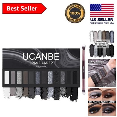 High Pigment Smoky Eyeshadow Palette for All Skin Tones   Travel Size