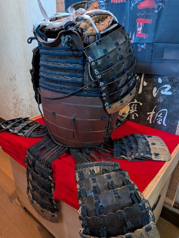 Japanese Antique Armor Cuirass Samurai Yoroi Edo Period Authentic 1600s ...