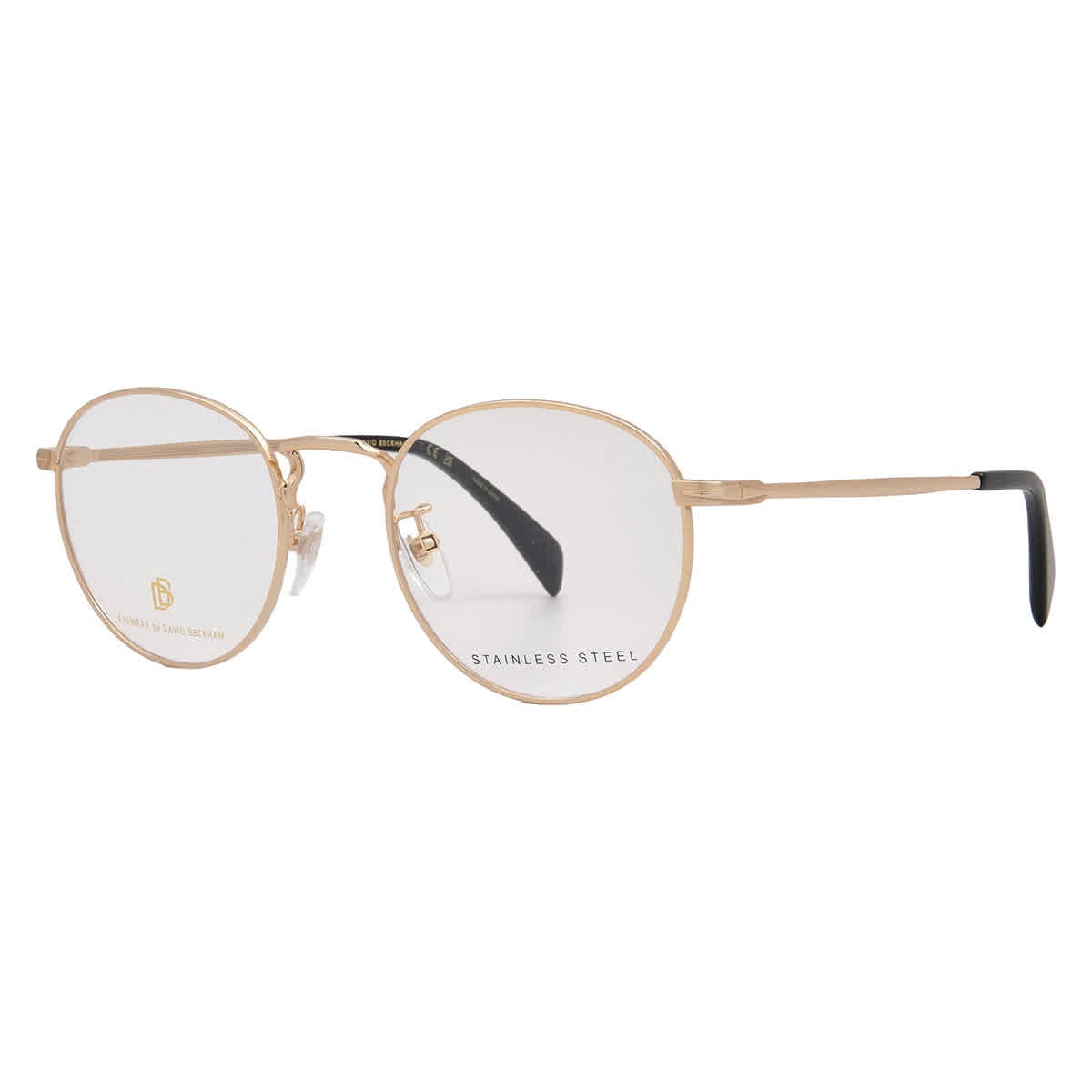 David Beckham Demo Round Men's Eyeglasses DB 1015 0J5G 50 DB 1015 0J5G 50