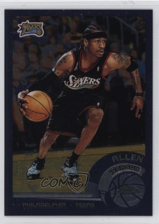 2002-03 Topps Chrome Allen Iverson #3 HOF