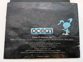 Cool World Nintendo Entertainment System 1993 NES Cart & Manual Tested VGC