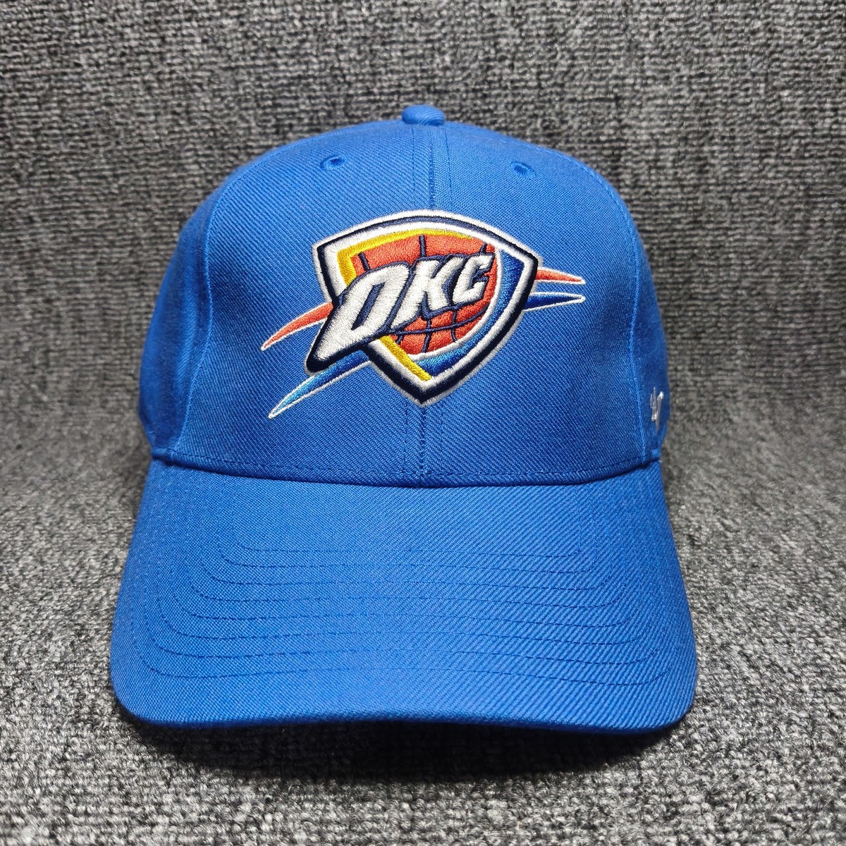 '47 Brand OKC Thunder NBA Blue Adjustable Strapback Hat Cap New