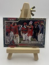 2024 Topps Series 2 Arizona Diamondbacks Team Card #558 Memorial Camo 13 /25 SSP