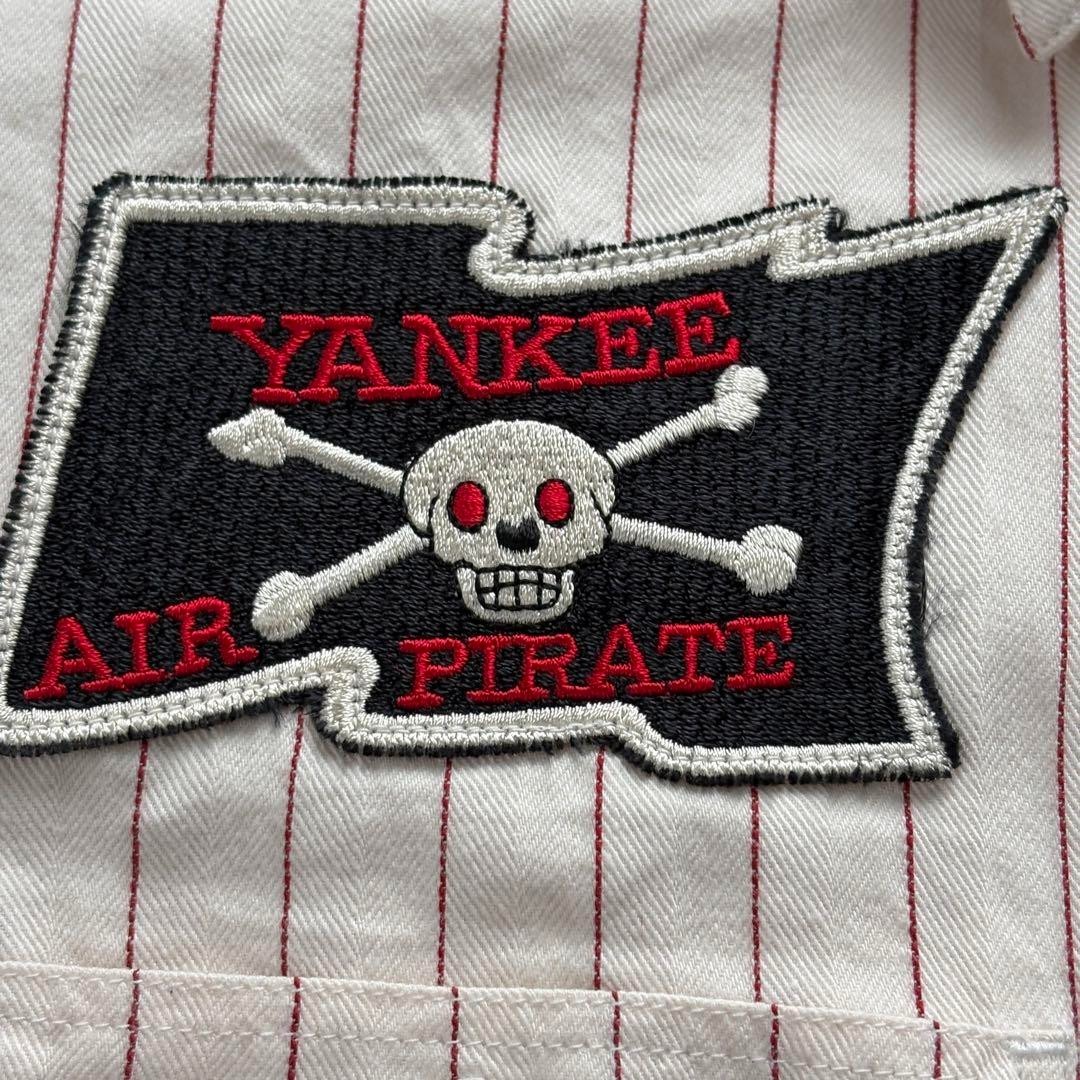 BUZZ RICKSONS Herringbone Striped Work Shirt Size… - image 5