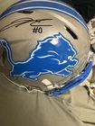 Jahmyr Gibbs #0 Detroit Lions Autographed Authentic Full-Size Helmet