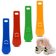 4 Piece Shoe Horn Mini Shoe Horn Plastic Shoe Horn with Wall Mount...