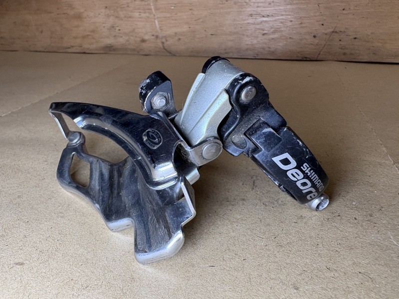 Shimano Deore FD-M531 3 x 9 Speed Front Mech Derailleur Dual Pull Retro Mtb