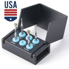 Dental Degranulation Diamond Burs Kit Osseous Debridement Soft Tissue Removal