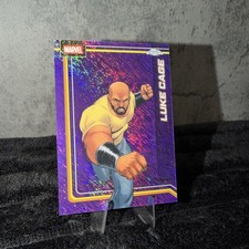2026 Topps Chrome Marvel Luke Cage #72 Purple Shimmer Refractor #/75 Card