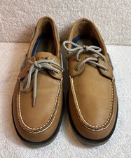 NEW Sperry Top Sider Men s Size 9 M Leeward 2 Eye Boat Shoes Sahara 777894