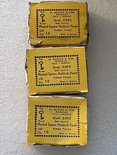 3 Unopened Boxes Of Vintage Mustad & Sön Haddock Hooks. 2363 No 18.