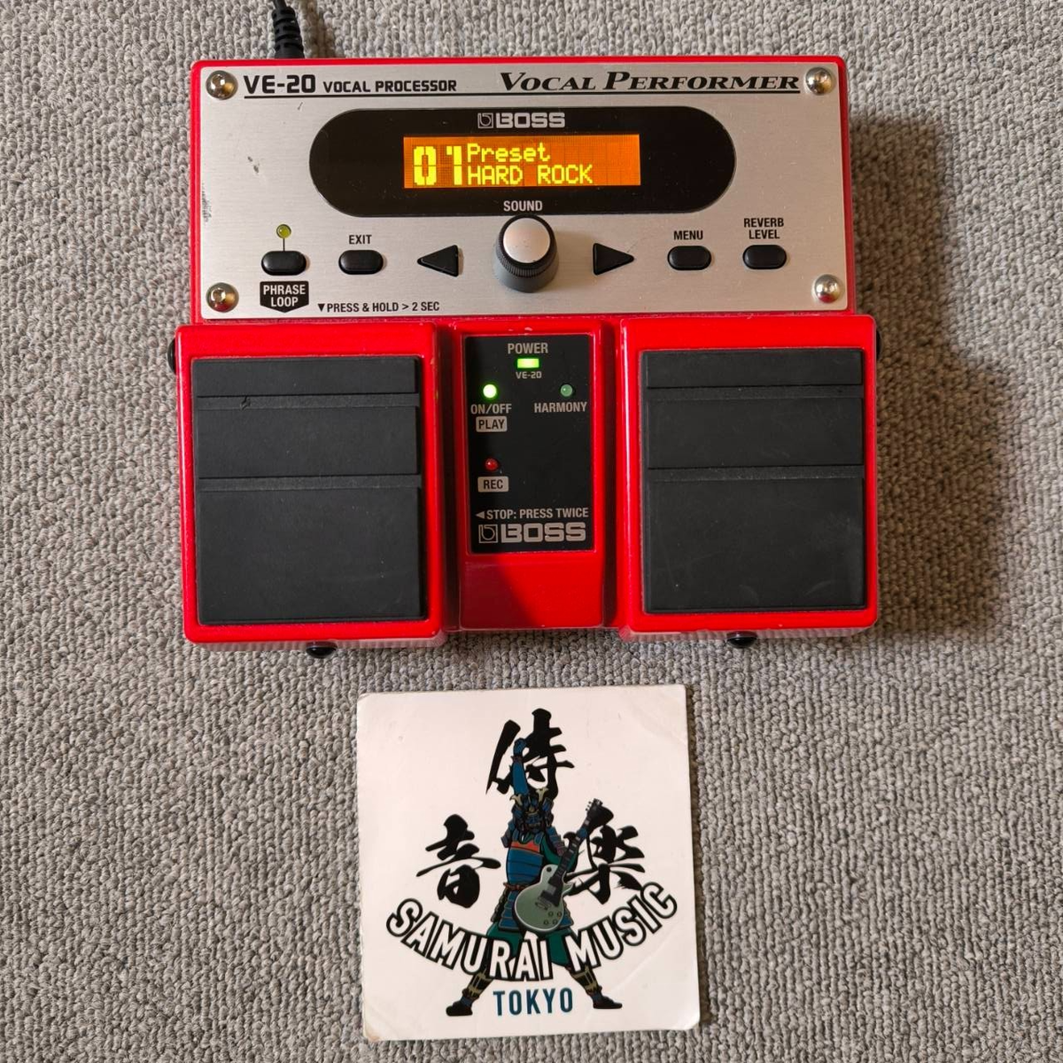 Boss VE-20 Vocal Effector Performer Vocal Processor Multi