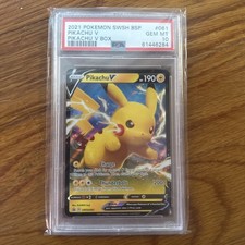 Pokemon 2021 Pikachu V Holo Promo SWSH Sword & Shield SWSH061 PSA 10