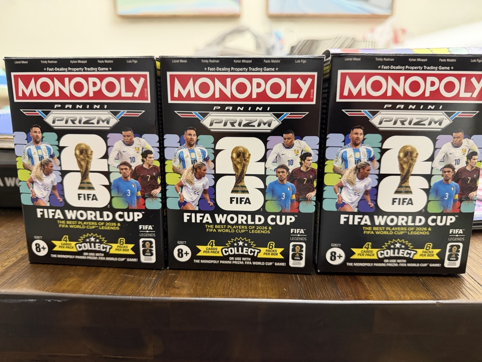 2026 MONOPOLY Fifa World Cup Prizm complete your set PICK YOUR OWN