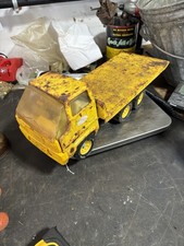 Tonka Flatbed Rollback Tow Truck Vintage Pressed Steel Ramp
