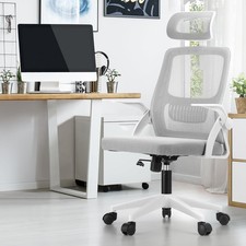 Ergonomic Office Chair, Highly Breathable Home Office Chair with Removable Headr
