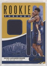 2019-20 Absolute Memorabilia Rookie Threads Level 1 Nickeil Alexander-Walker 0q0