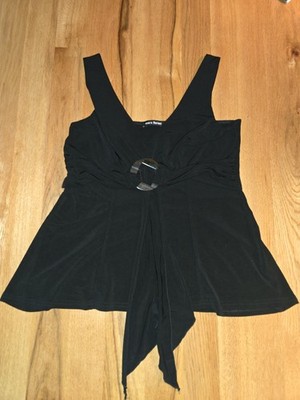 figurumspielendes Top für Damen, Gr. 42, von Mara Floriani, schwarz