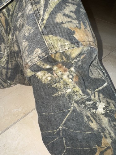 Cabelas Coveralls Kids Medium Mossy Oak Camo Coveralls Jumpsuit - Picture 7 of 10