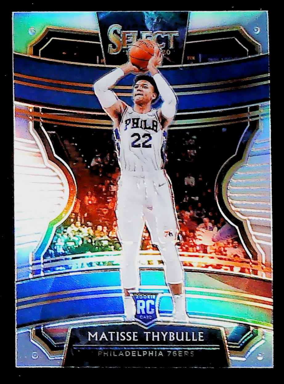 2019-20 Panini Select #97 Matisse Thybulle Silver Prizms