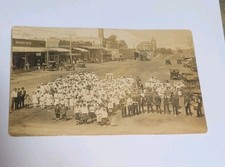 Antique Tioga Texas Celebration J.R. Hackleman Postcard Gene Autry Birthplace