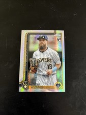2025 Topps Chrome Update DREW AVANS RC #USC47 Prizm Refractor - Brewers