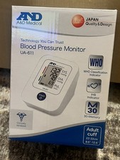 Blood Pressure Monitor UA-611 - A&D Medical - Clinically Validated - Boxed