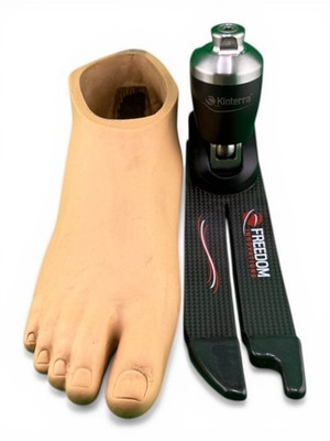 kinterra hydraulic ankle prosthetic foot. Size 25 Category 4. Right