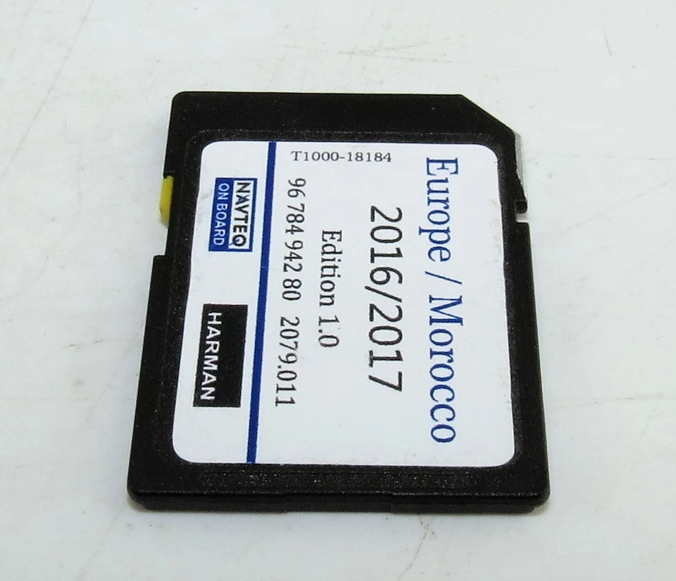 Genuine Citroen Europe Morocco HarmanMAP DATA Satelite Nav SD Card 9678494280 - Image 3 of 4