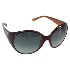 CHANEL COCO Mark Sunglasses plastic Brown 6013-B CC Auth BA11837