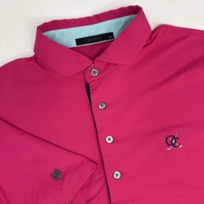 Greyson Polo Shirt Men’s Size Medium Bright Pink FLAW