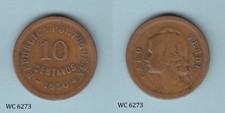 Portuguese Cape Verde 10 Centavos 1930 Coin