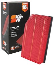 Engine Air Filter: Long Life 18,000 Mile Replacement Air Filter: Compatible