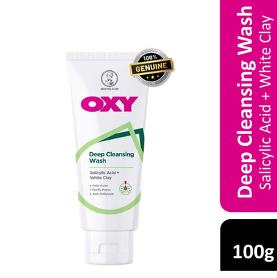 1x OXY Deep Cleansing Wash Salicylsäure + weiße Tonerde 100g KOSTENLOSER VERS...