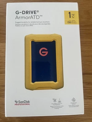 SanDisk Professional G-Drive ArmorATD 1TB Portable SSD - Deep Purple - NEW